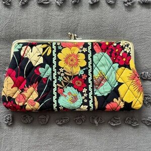 Vera Bradley Floral Clutch Wallet